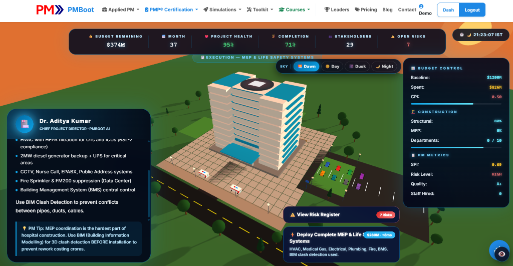 Hospital Construction Simulation